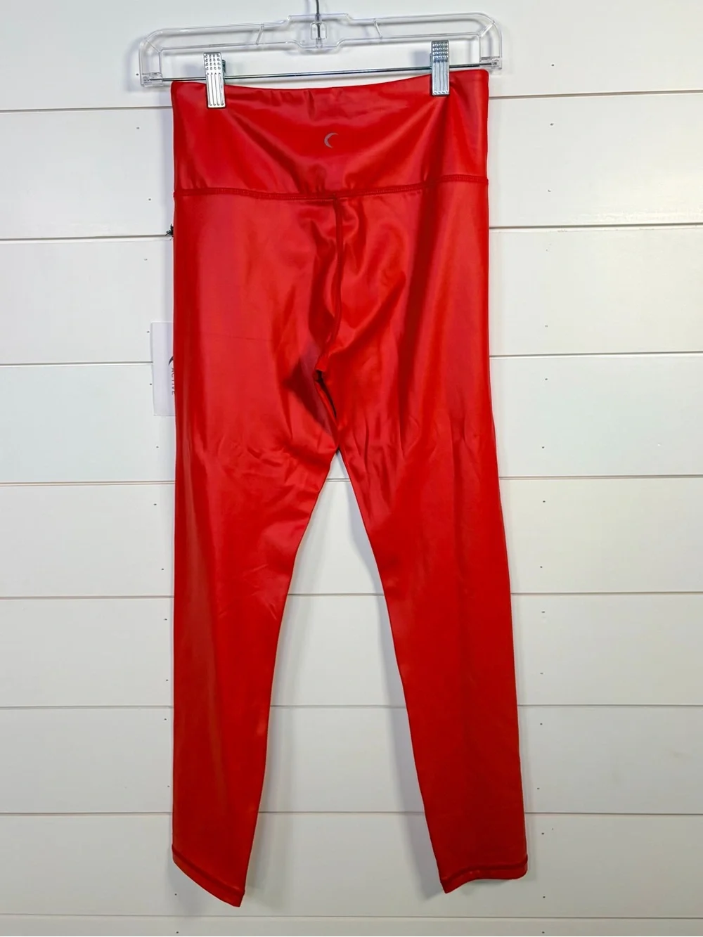 Zyia Red Metallic Light N Tight Hi Rise 7/8 Workout Leggings, NEW, Size 6-8